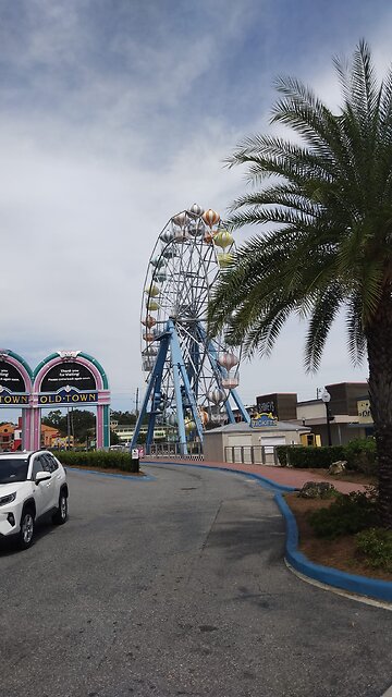 Ferris Wheel At Old Town In Kissimmee, Florida