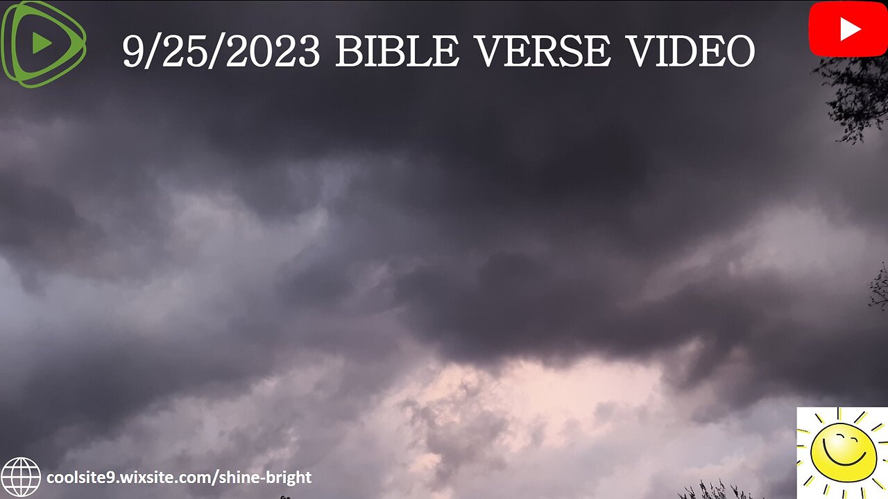 9/25/2023 BIBLE VERSE VIDEO