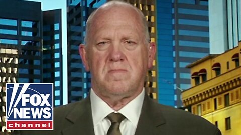 Tom Homan on facing threats: 'The hate media' doesn't help