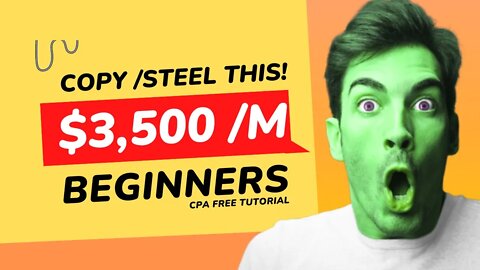 (COPY THIS) Make $3,500 A Month, CPA Marketing for Beginners, Make Money online, Earning