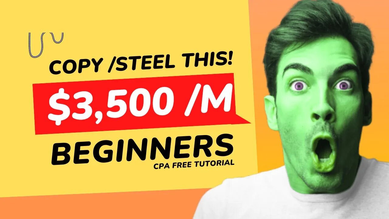 (COPY THIS) Make $3,500 A Month, CPA Marketing for Beginners, Make Money online, Earning