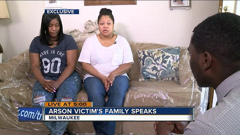 Family of Milwaukee arson fire victim reacts.