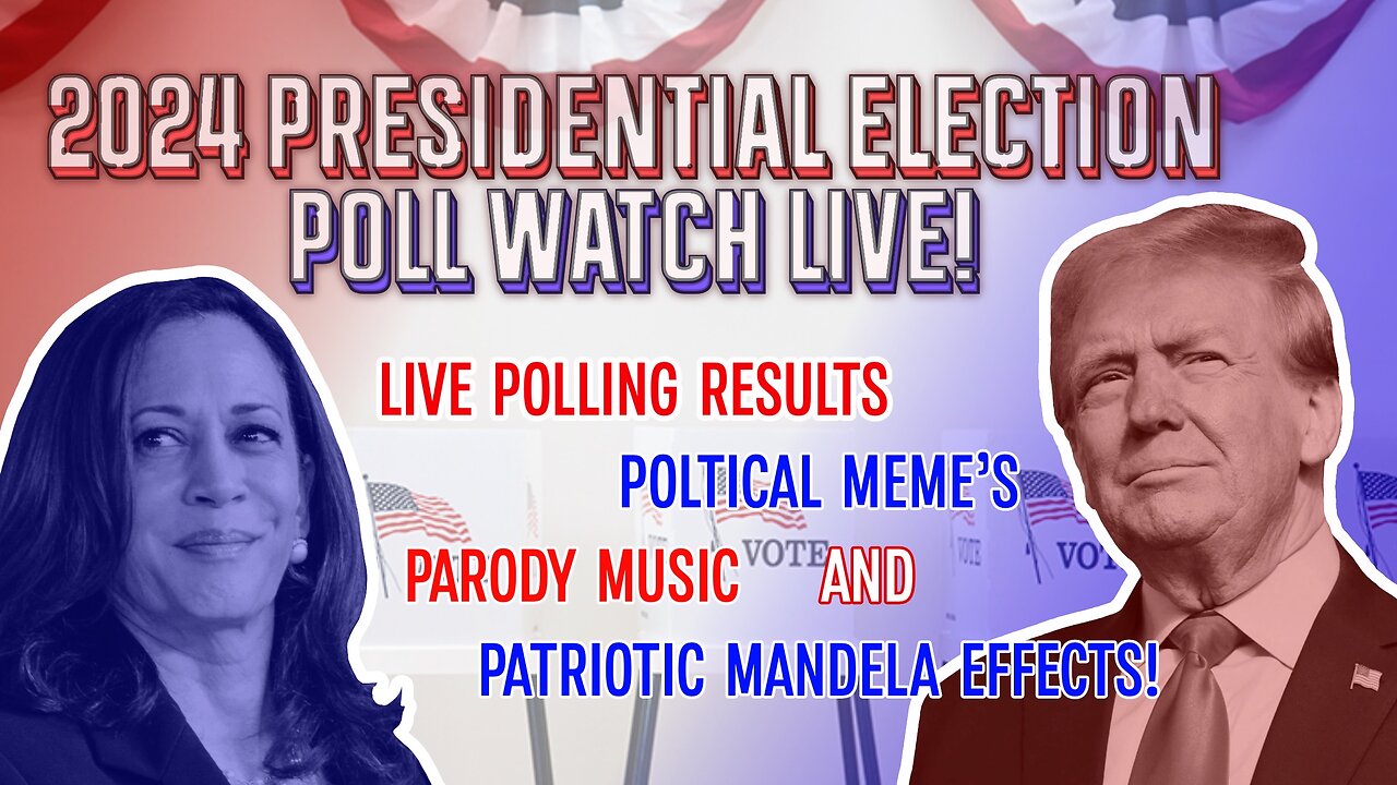 2024 Pres. Election Live Stream with Jeremy Orr, Jeff Zanzibar + MORE! Meme’s Music & Mandela’s!