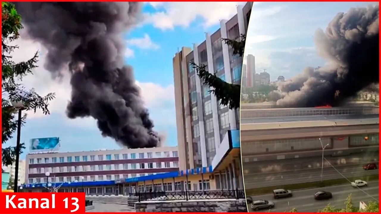 Large fire occurs in radio-electronic equipment and control systems plant in Russia’s Yekaterinburg