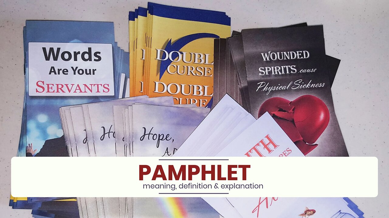 What is PAMPHLET?