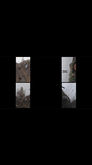 Front line trenches: "Ukrainian soldiers monitor the Russian shelling"