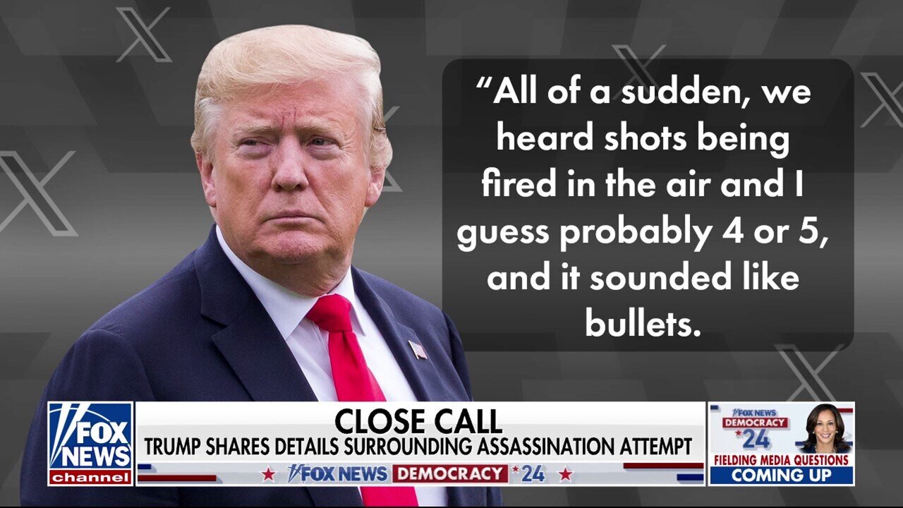 Trump Shares Details Surrounding Second Alleged Assassination Attempt