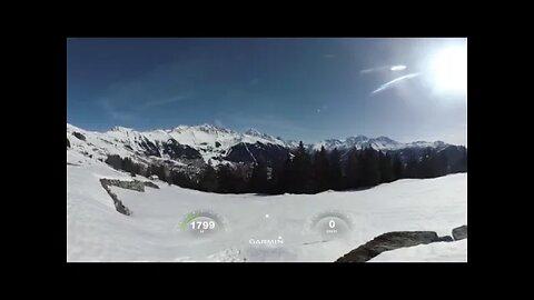 Panorama 2 Depuis le lieu dit les Prétaires / Val de Bagnes / Valais / Suisse