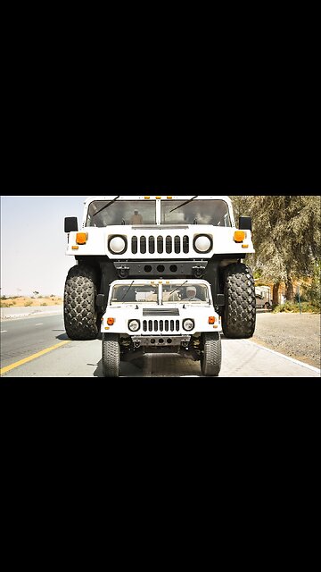 HUMMER !!!! NOW YOU CAN SEE WORLDS BIGGEST HUMMER #DUBAI