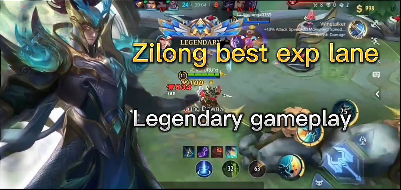 ZILONG BEST EXP LANE/ LEGENDARY GAMEPLAY