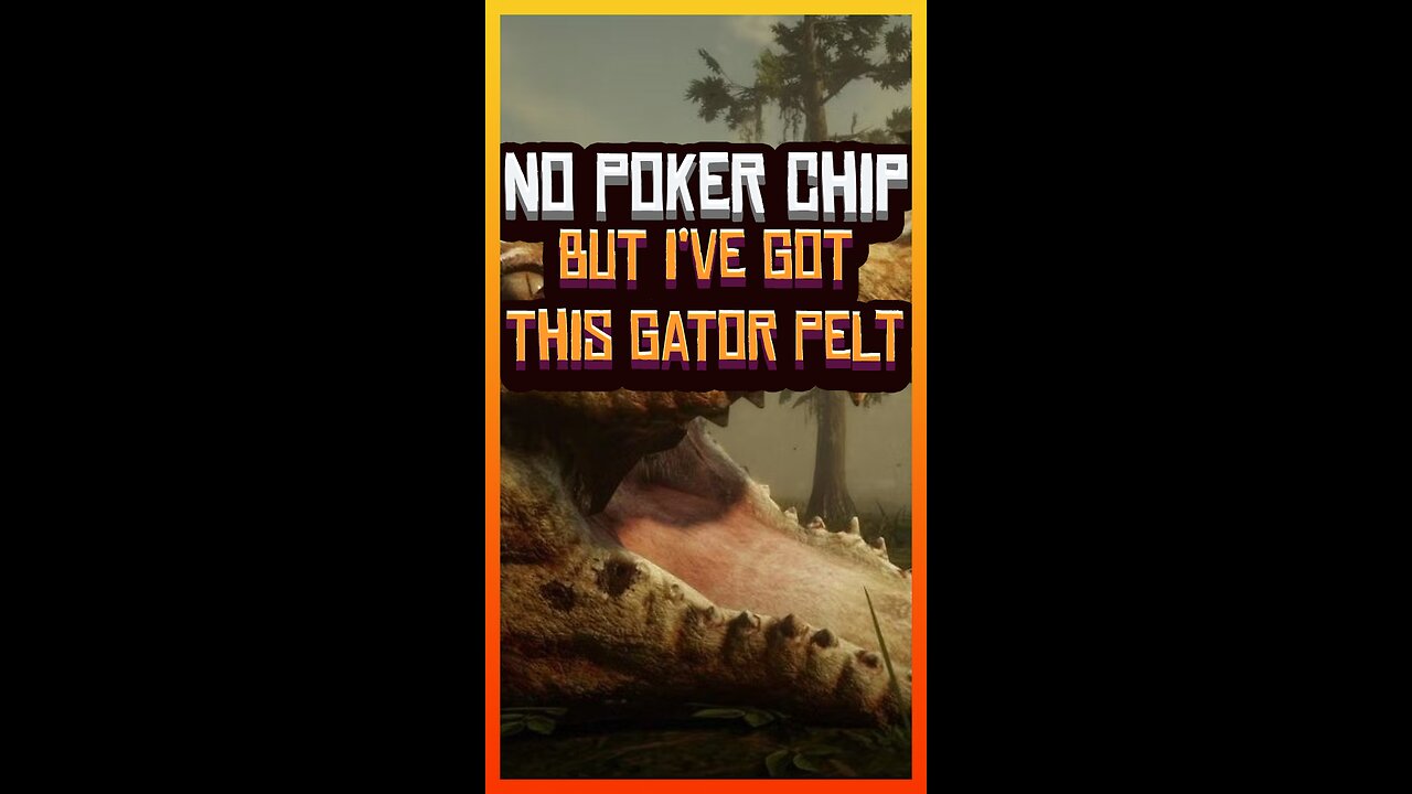 When you have no poker chips but you have an alligator to play with | Funny #RDR2 clips Ep. 217