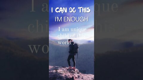 I Can, affirmation