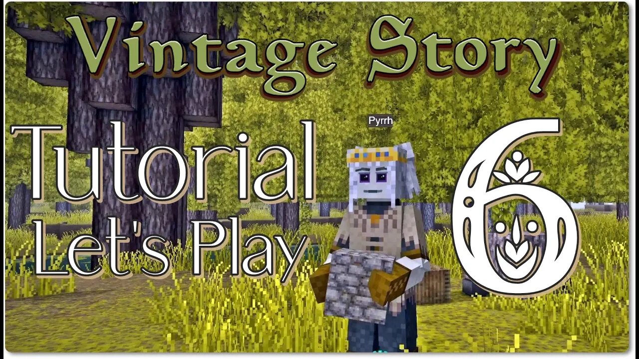 Vintage Story Tutorial Let's Play Episode 6: Resource Gathering, Cooking Porridge, Artisan Trader