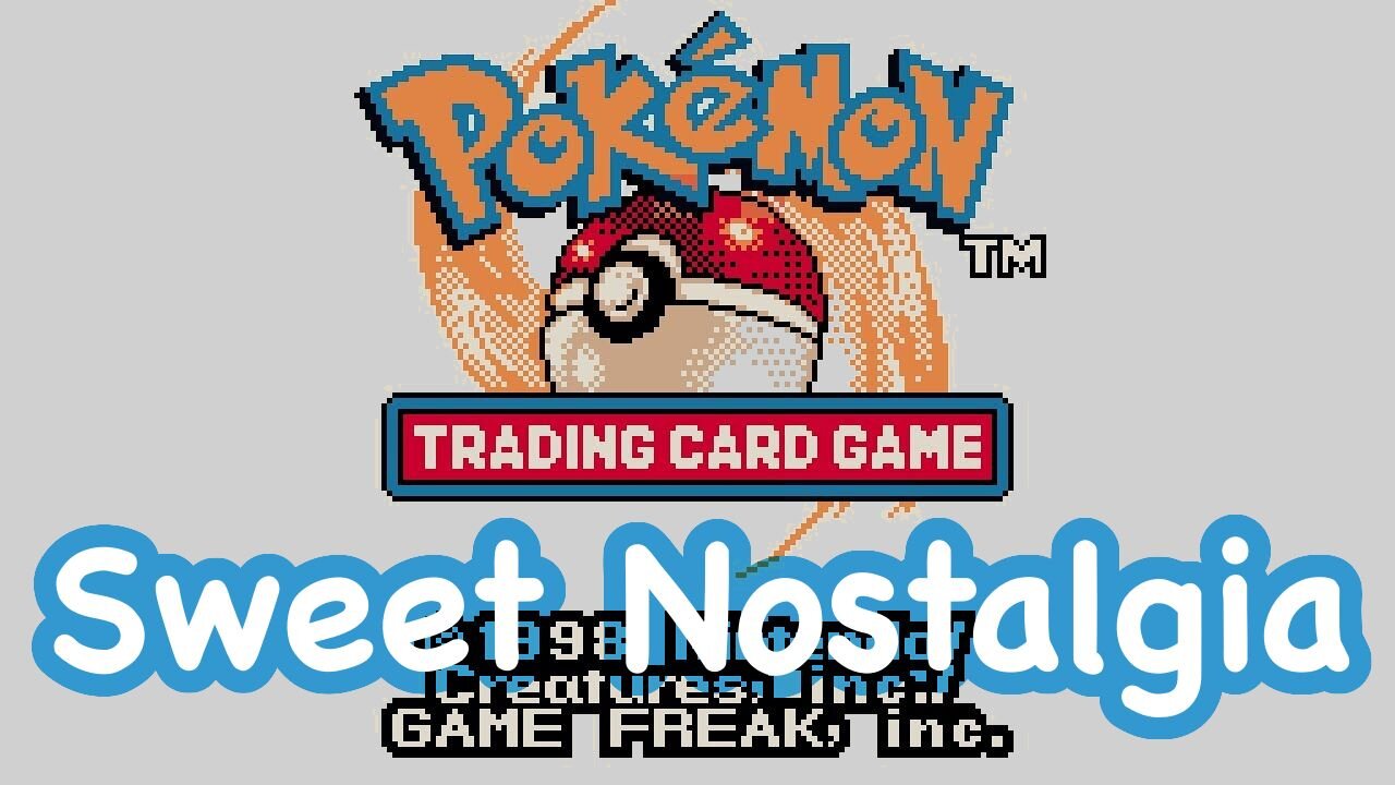 Sweet Nostalgia Pokemon TCG on Gameboy