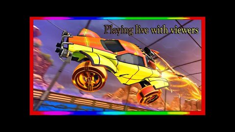 Rocket League: with viewers and mask