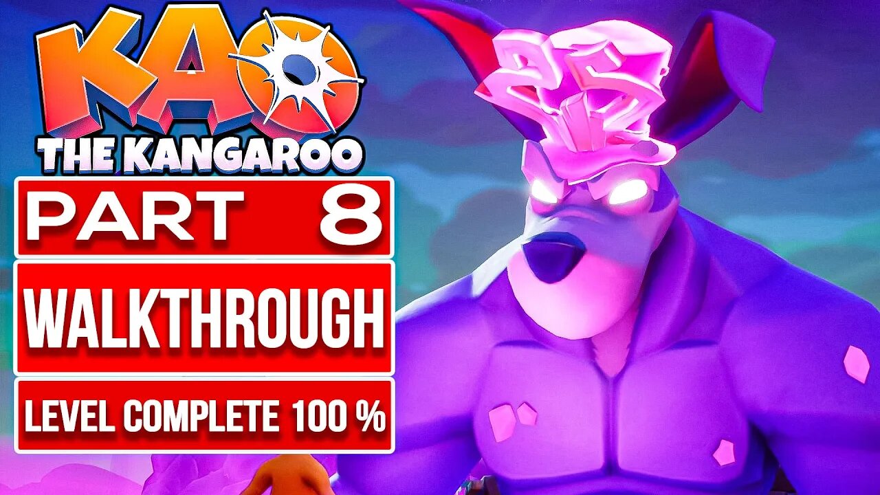 KAO THE KANGAROO Gameplay Walkthrough PART 8 No Commentary (Complete Level 100%, All Collectibles)