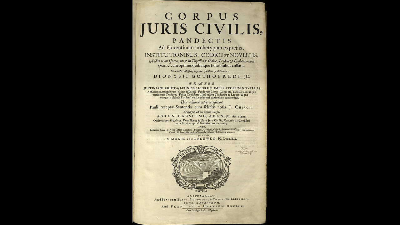 THE CORPUS JURIS (AND THE MAGNA CARTA)