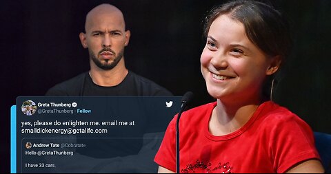 Andrew Tate responds to Greta Thunberg