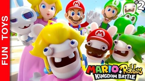 Mario + Rabbids Kingdom Battle #2 - Achamos a Peach! Continuamos nossa aventura neste jogo IRADO! 🤪