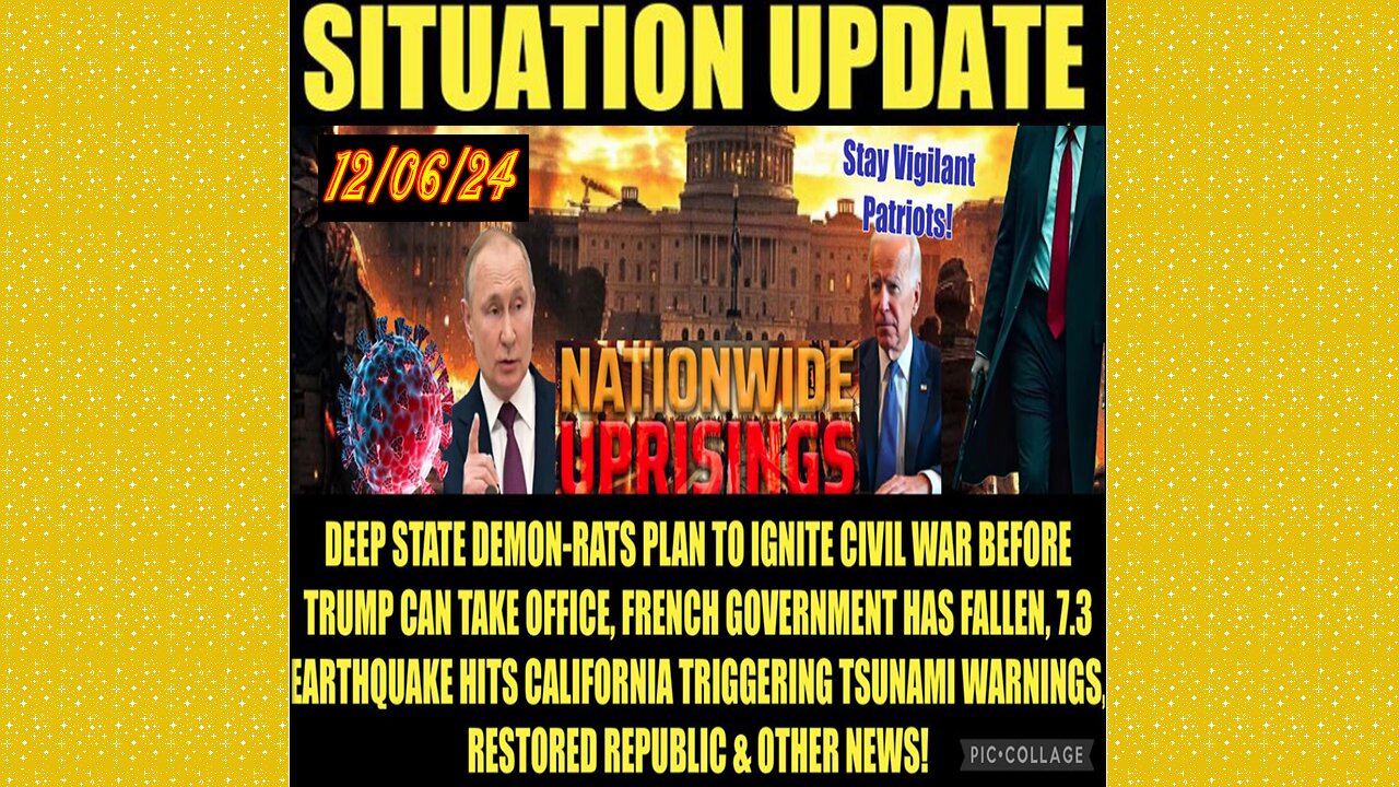 SG Anon. Juan O Savin ~ Situation Update 12/6/24 ~ Restored Republic > Judy Byington- Q+ White Hats