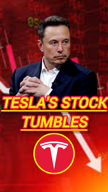 Tesla's Stock Tumbles | Investing in Tesla #tsla #viral