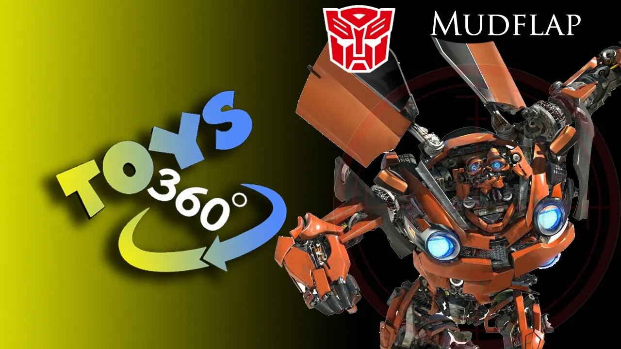 Mudflap Transformers Movie ROTF - Custom paint toy (Revenge of the fallen) review 360 #shorts