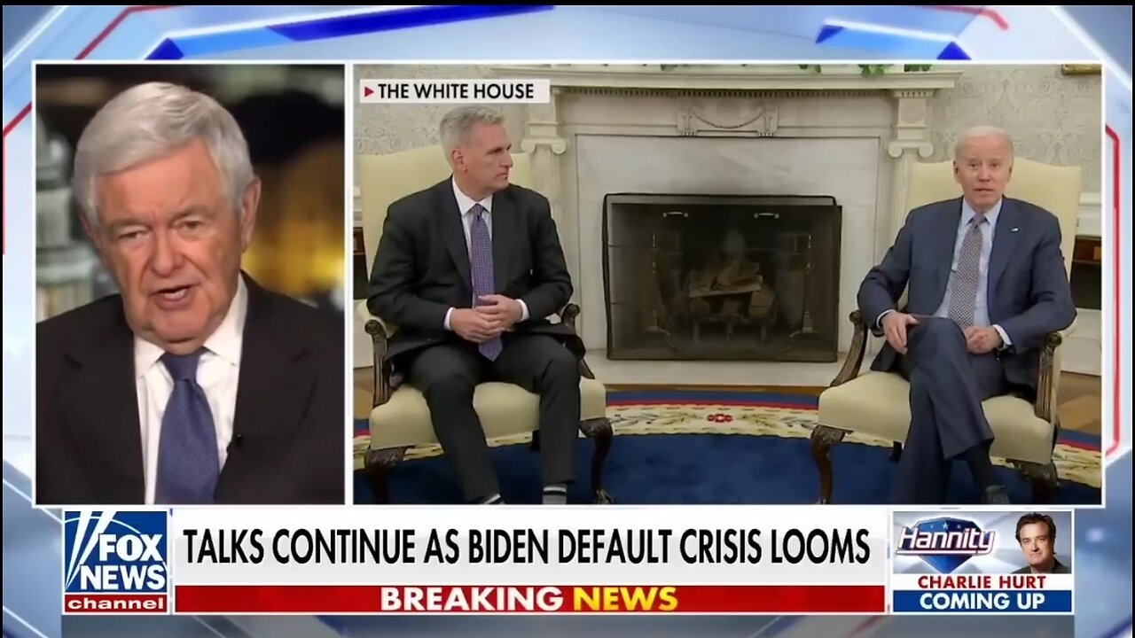 Newt: A Debt Default Will End Biden’s Presidential Campaign
