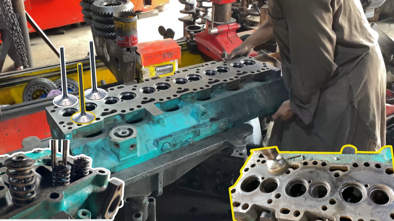 Dead Cylinder Head Repair | Cracked Cylinder Head Fix | Cylinder Head Rebuild