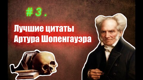 # 3 Лучшие цитаты Артура Шопенгауэра. 3 часть.