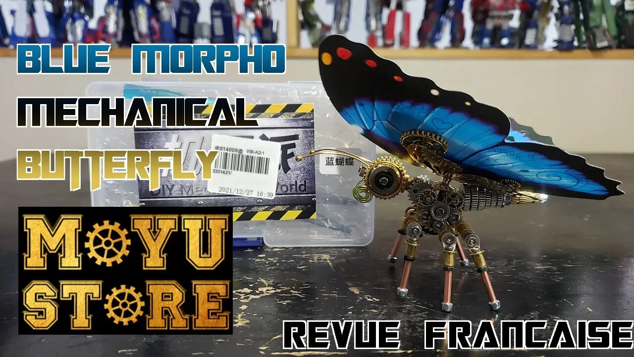 [Francais] Revue Video de MoyuStore - Blue Morpho Mechanical Butterfly