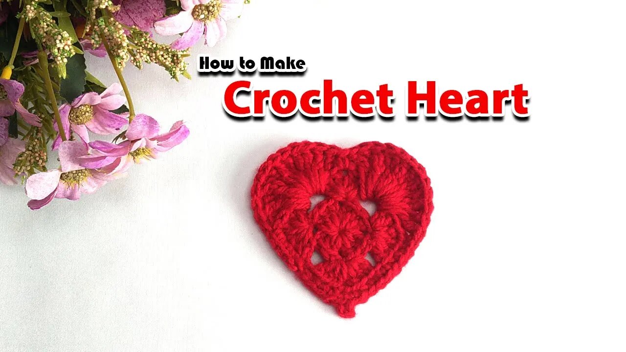 How to Make a Crochet Heart Motif l Crafting Wheel