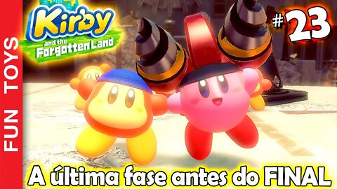 Kirby and the Forgotten Land #23 - A última fase antes do FINAL é MUITO IRADA!