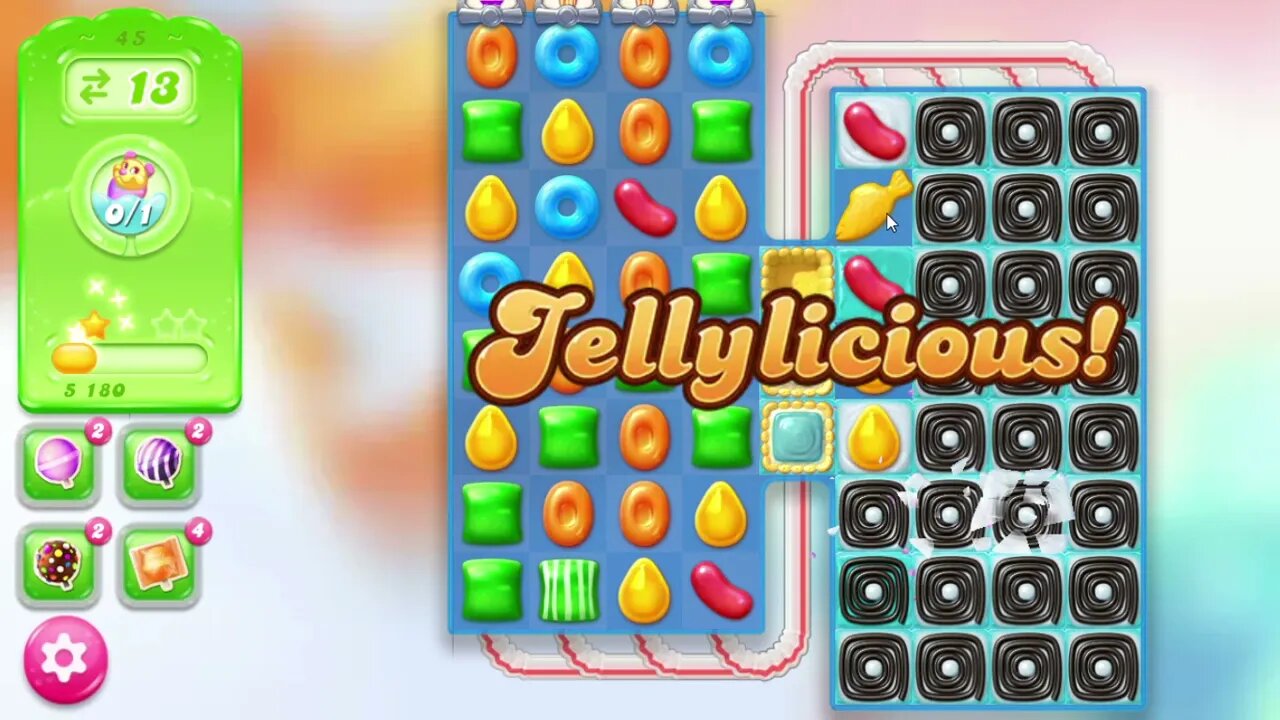 Candy Crush Jelly Saga Level 45
