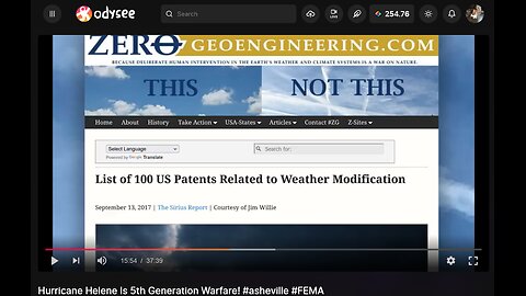 Hurricane Helene Is 5th Generation Warfare! #Asheville #FEMA