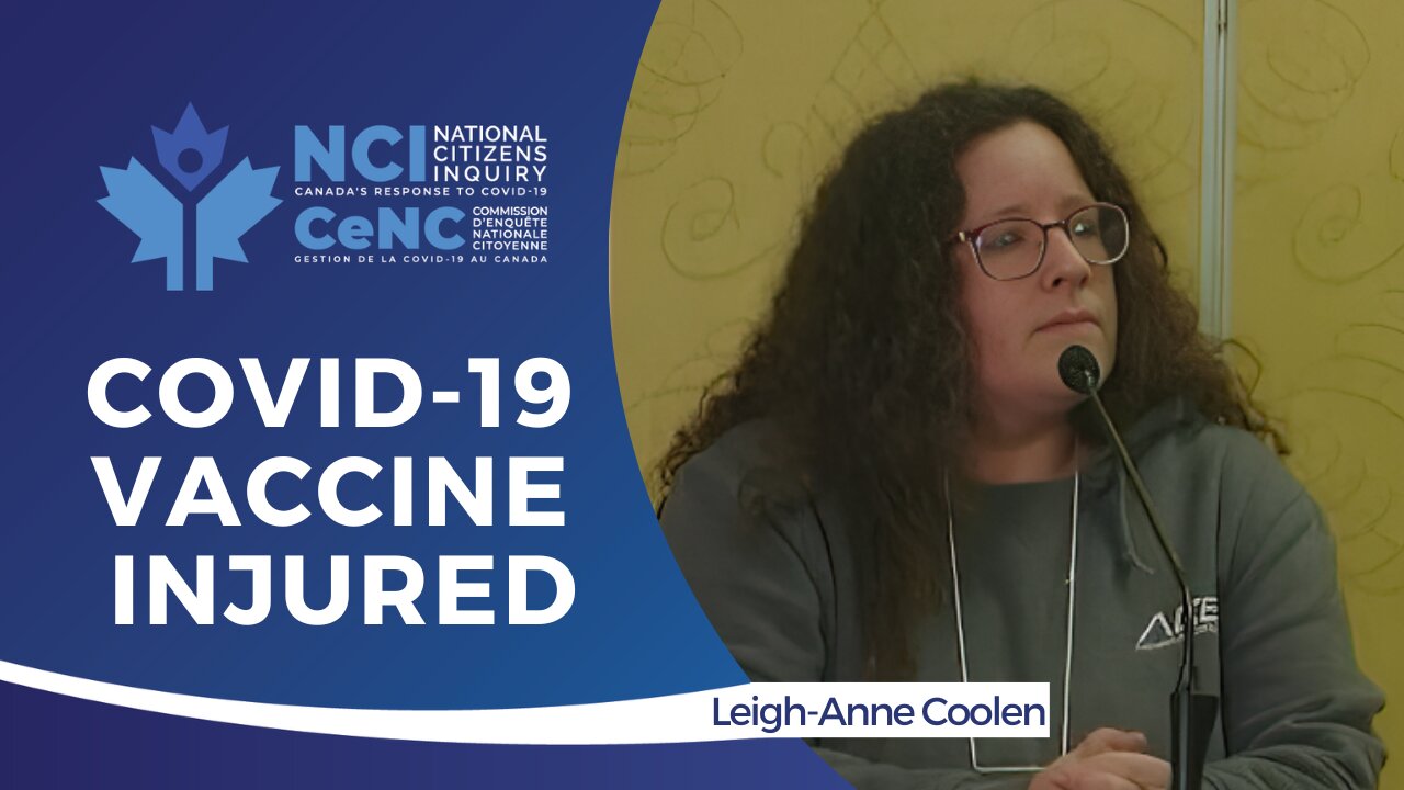 COVID-19 Vaccine Injured Witness Gives Truthful Testimony