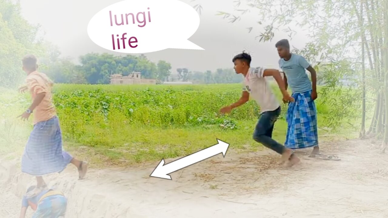 Lungi funny video😂 // लूंगी फनी वीडियो