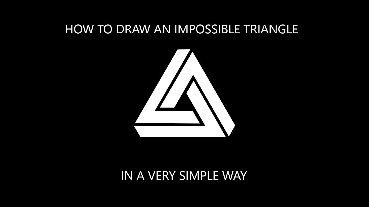 How to Draw an Impossible Triangle in a Very Simple Way