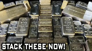 NOW Is The Time To Stack Silver Bars!