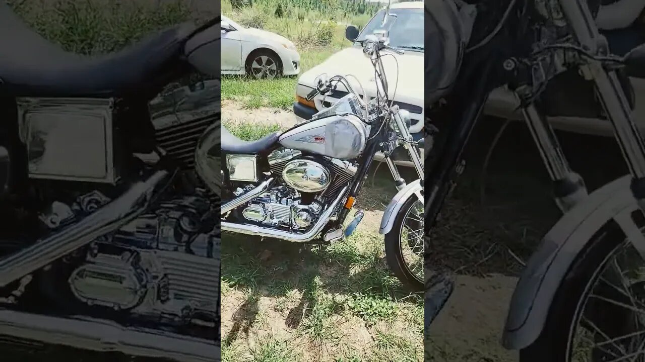 Deer Hit Harley Davidson, Duct tape Repair