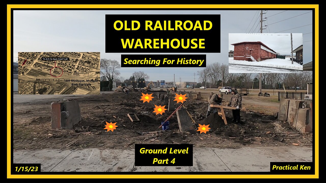 Old Railroad Warehouse - Metal Detectinf Part 4 - Searching For History - Ground Level