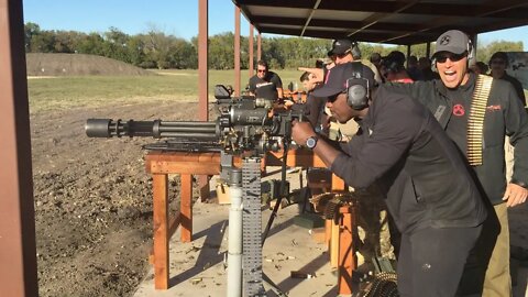 Mini-Gun, Glock 18, .50 BMG "Ma Deuce", HK G36c, Full auto AK-47