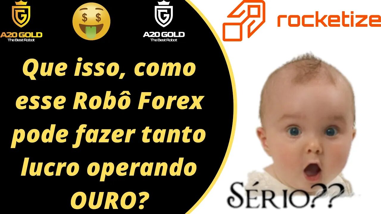 Melhor Robô Forex 2020 para OURO - Vejam o resultado do A20 GOLD e se surpreendam com o resultado!!