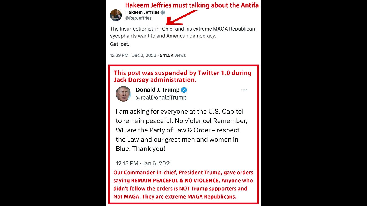 The extreme MAGA Republicans ARE NOT MAGA because MAGA remains peaceful & no Violence.