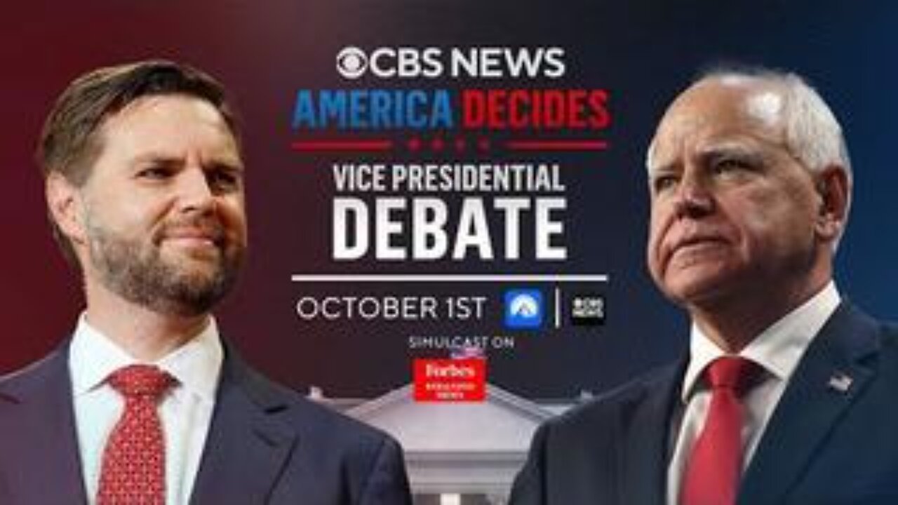 Full Debate : JD Vance 🇺🇸 And Tim Walz 🇺🇸 Face Off In The CBS News Vice Presidential Debate