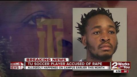 TU Soccer player accused of rape