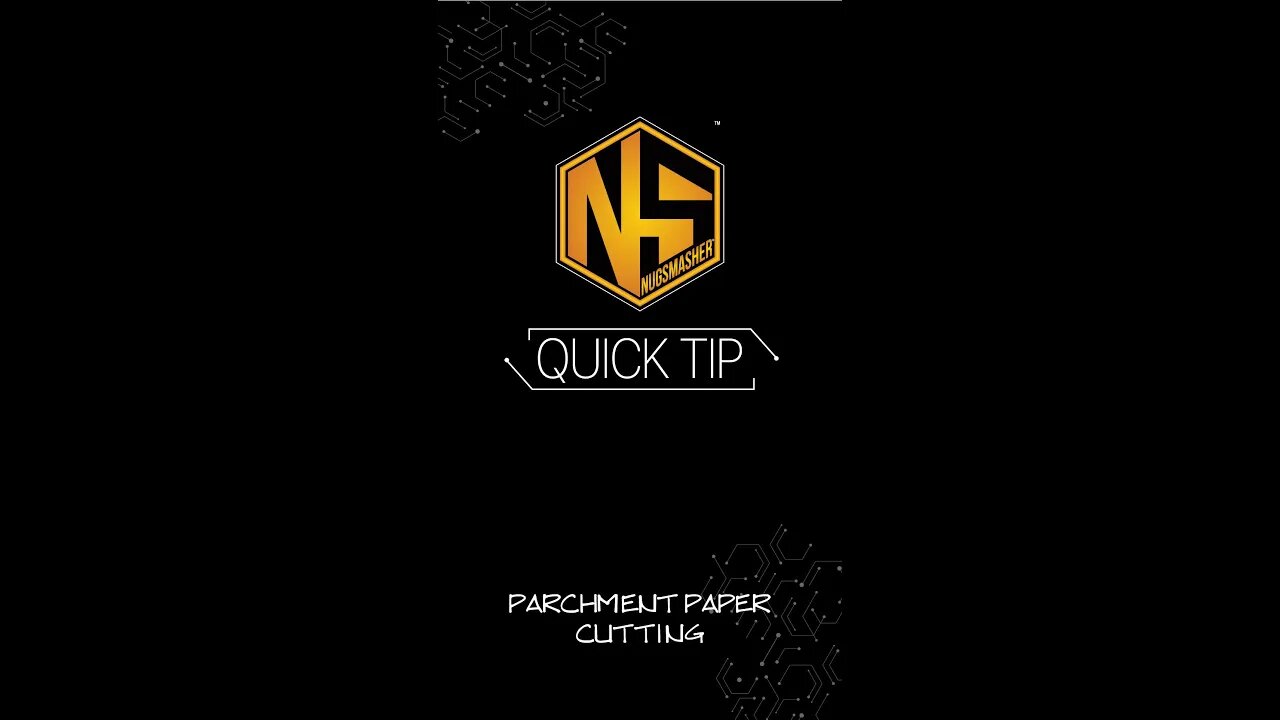 PARCHMENT PAPER CUTTING #shorts #nugsmasher #quicktip #rosin