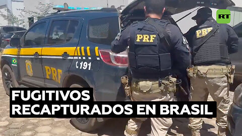Capturan a fugitivos de una cárcel de máxima seguridad en Brasil