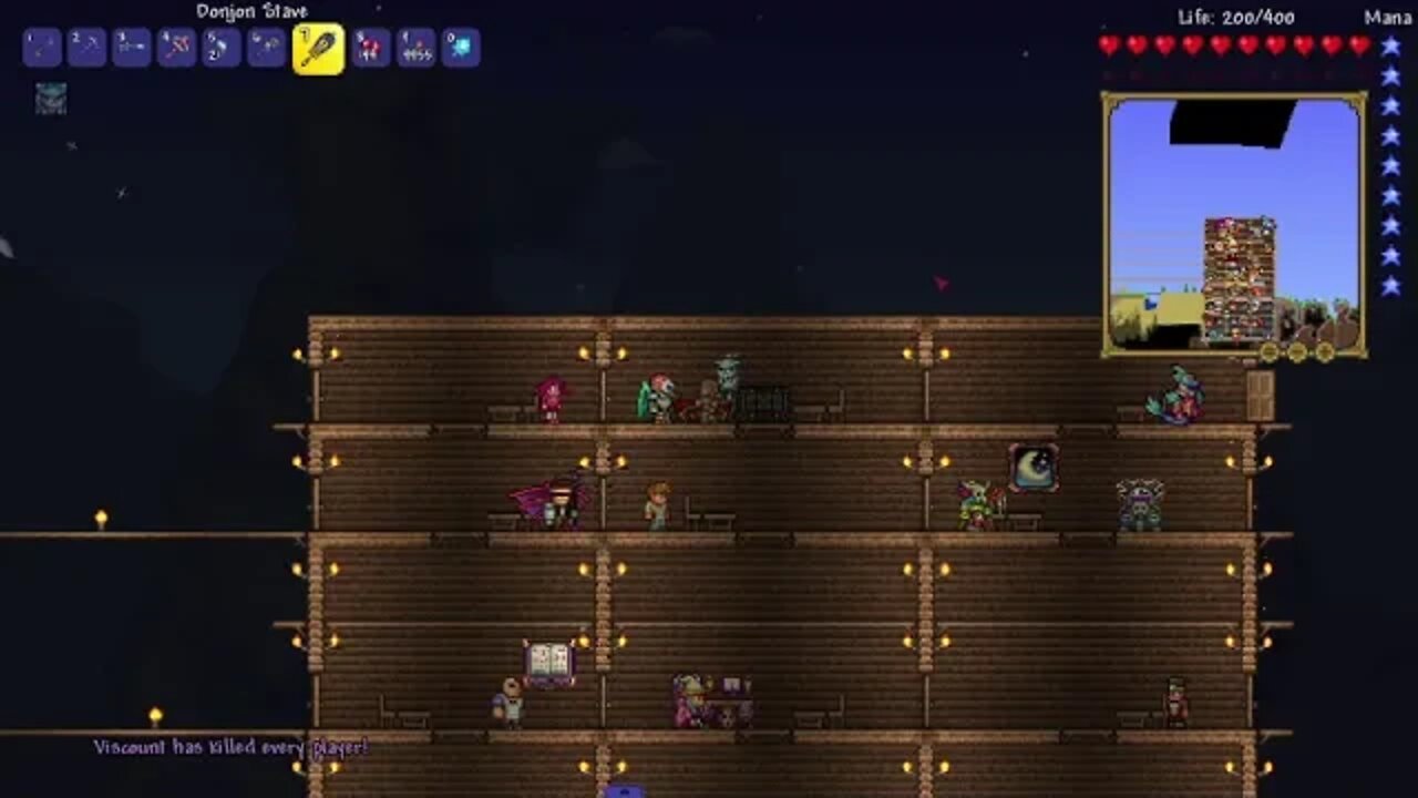 Modded Terraia: Viscount's Fun House