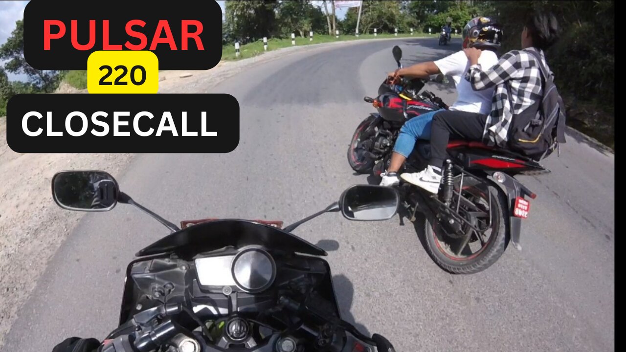 Pulsar 220 cornering gone wrong.R15 v1 pov.