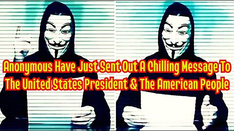 Anonymous Have Just Sent Out A Chilling Message To The United States President